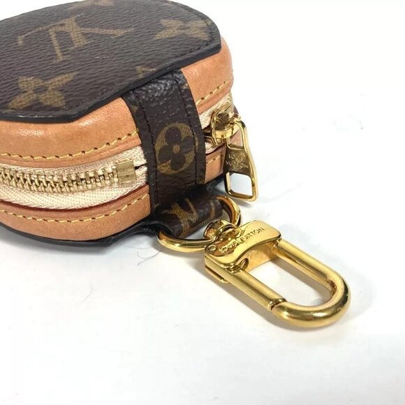 LOUIS VUITTON GI0495 Monogram Etui-Earphone Airpods Bag Charm case - Picture 8 of 13